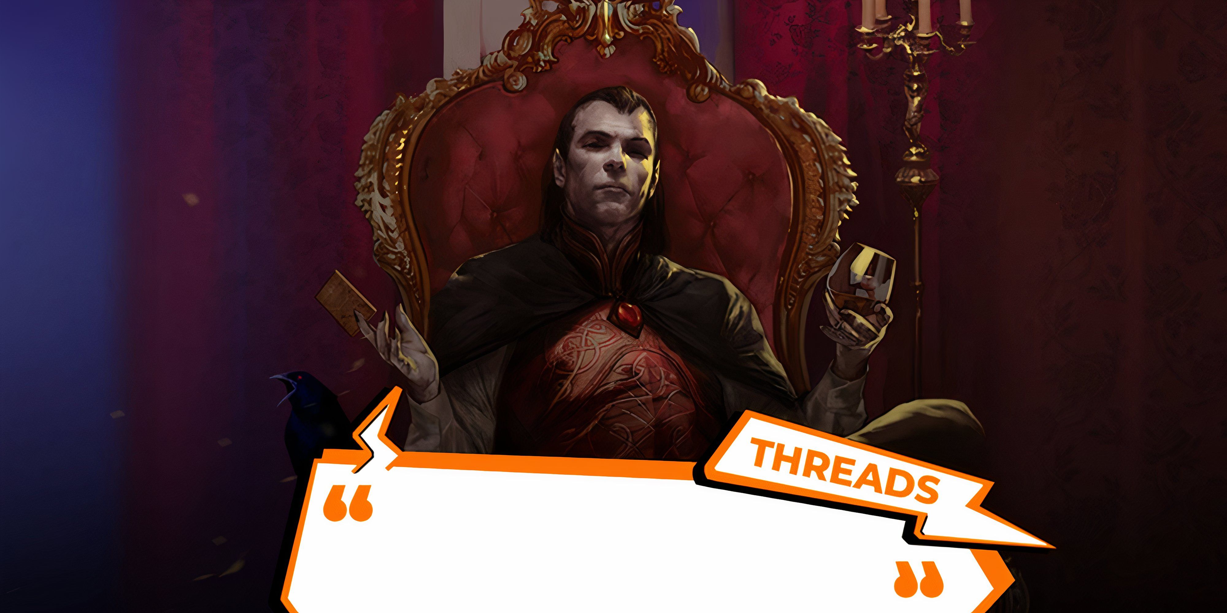 Strahd cover art with TG threads logo