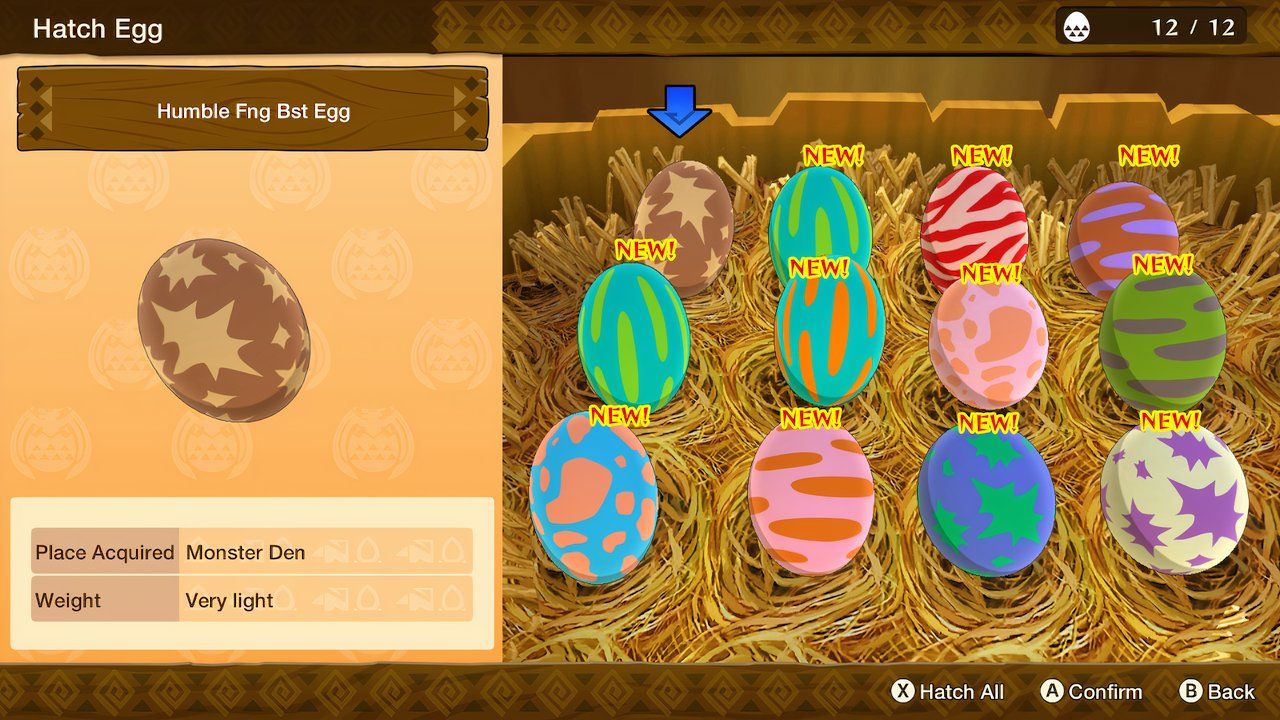 Every Monstie Egg Pattern And Location In Monster Hunter Stories