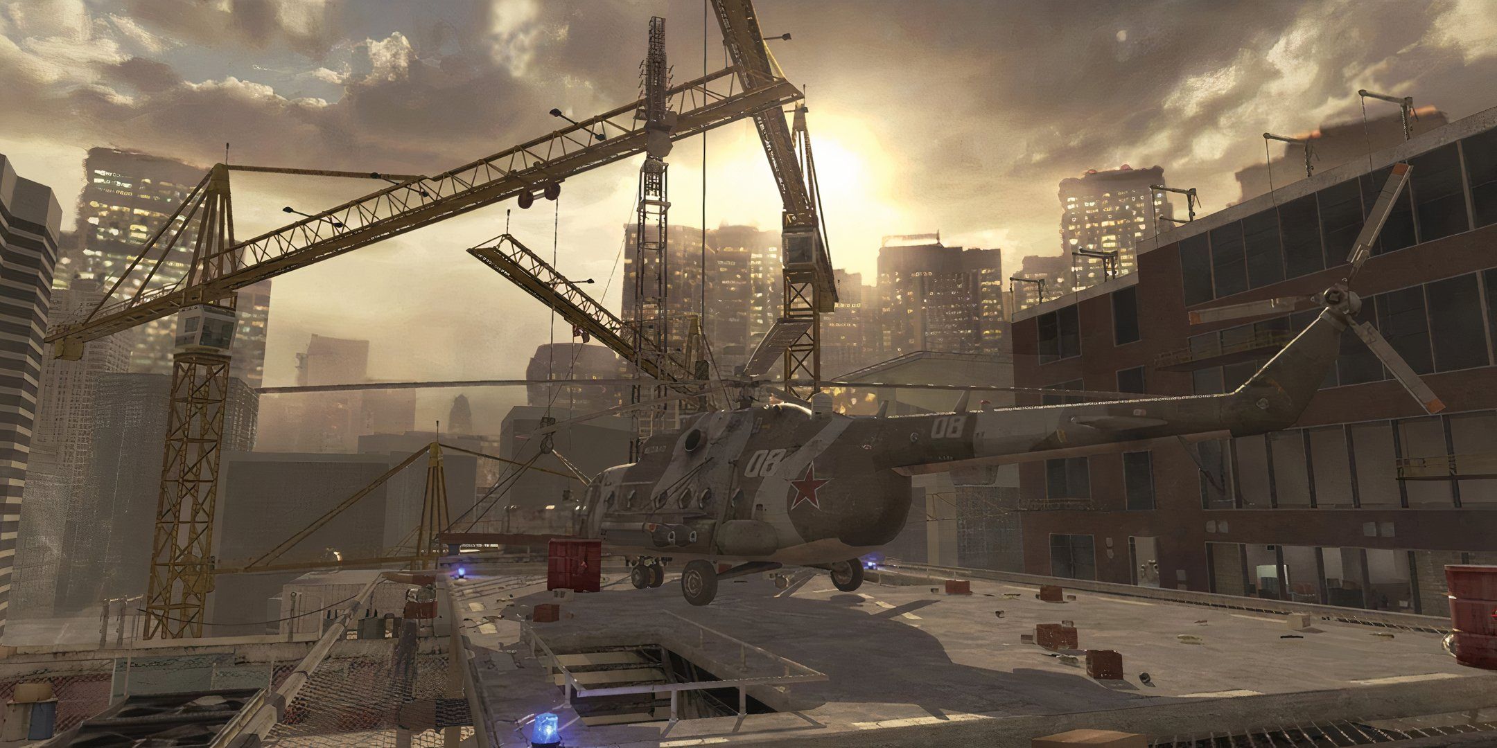 The Highrise map in Call of Duty Modern Warfare 2