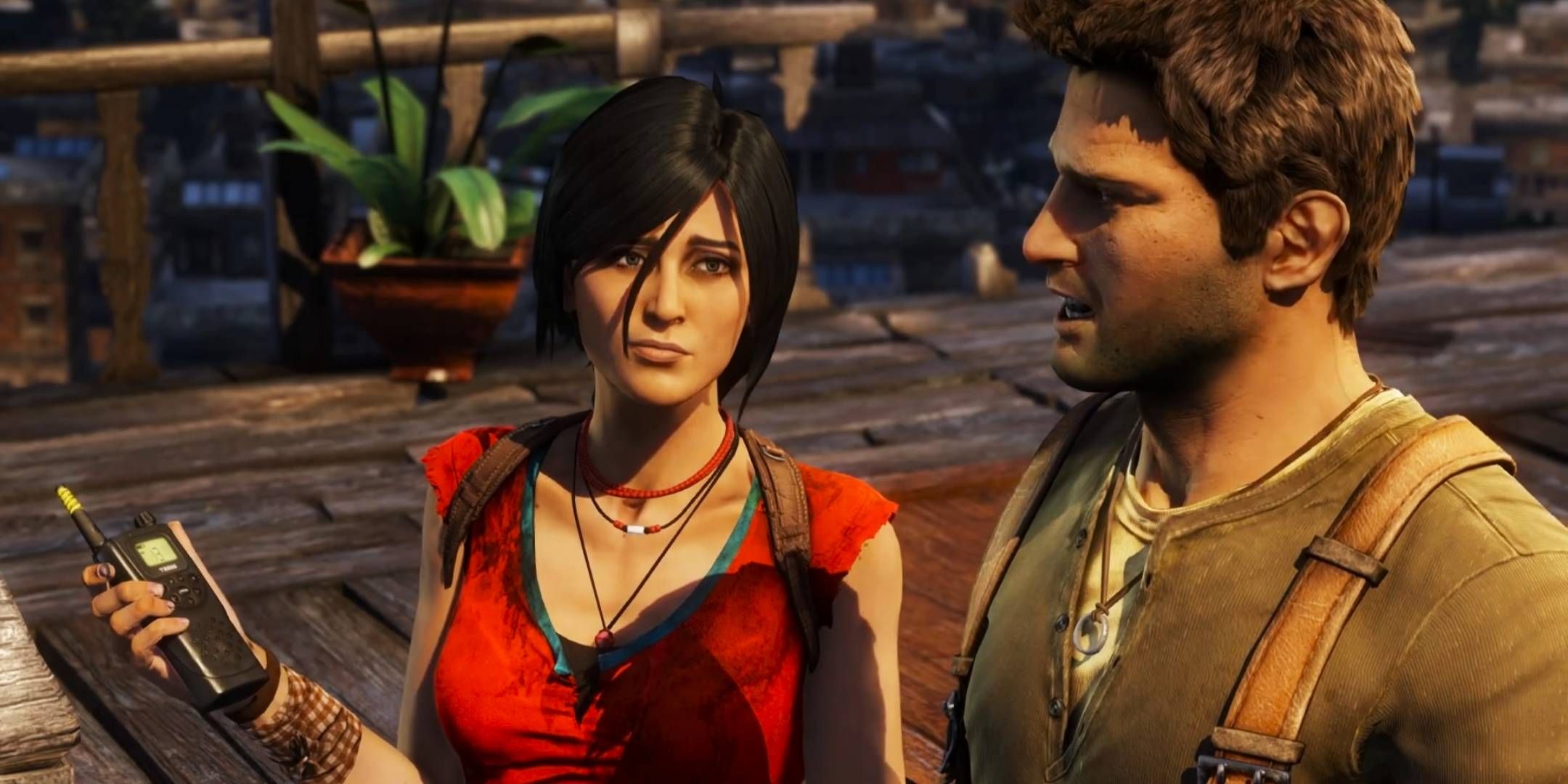 Uncharted 2 - Chloe Frazer talking with Nathan Nate Drake