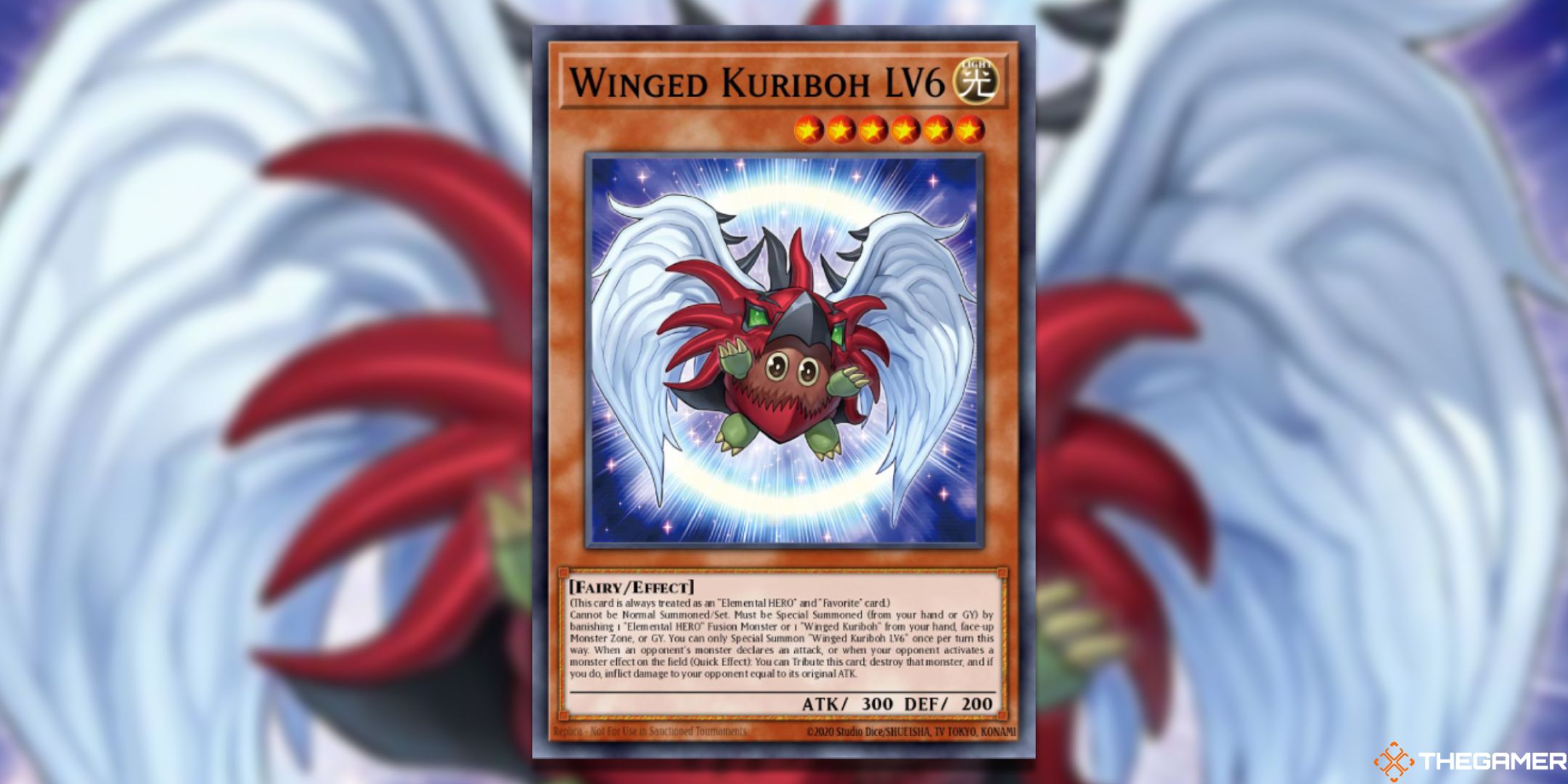Wings Keriba LV6 U-J-Oh! Card art.