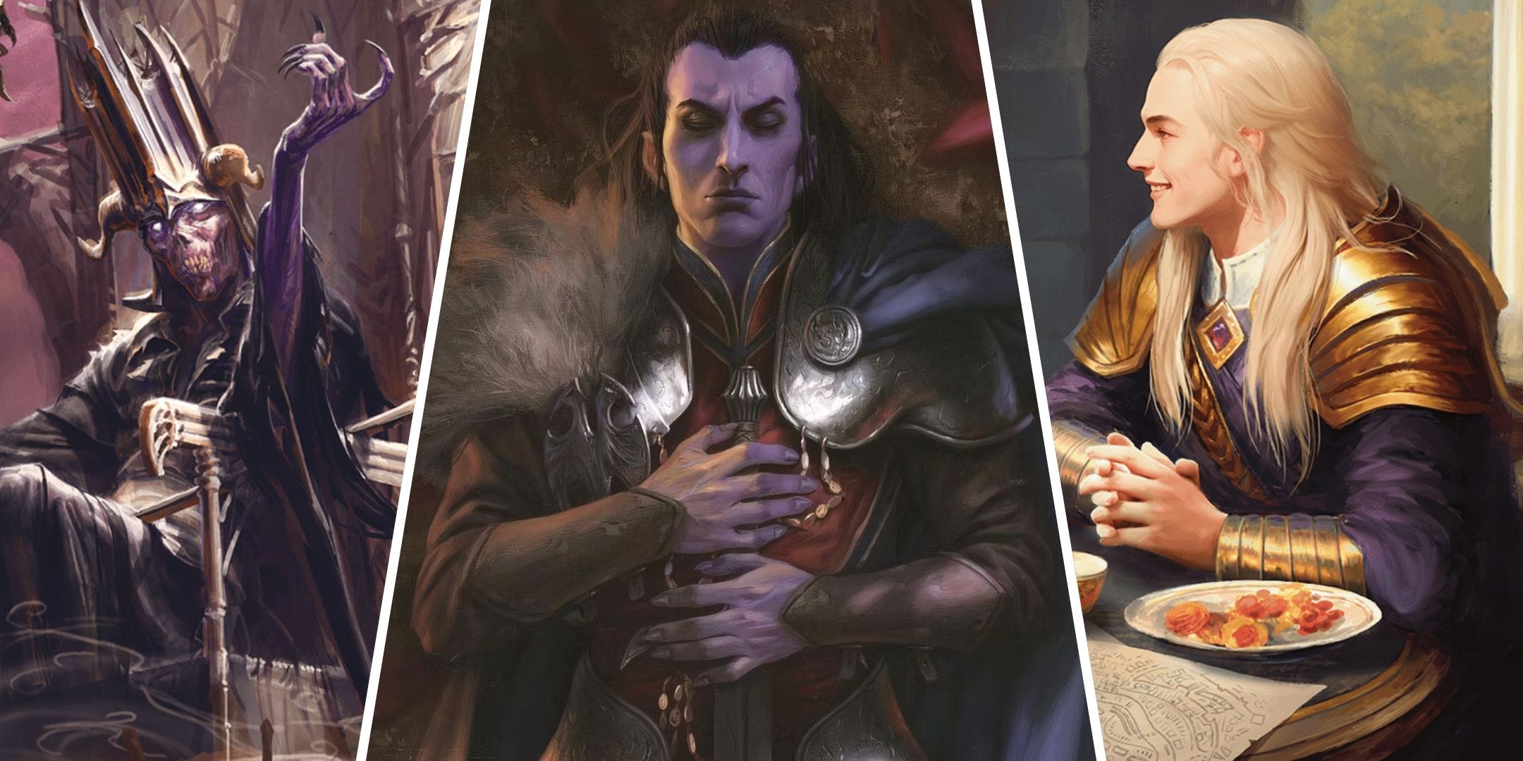 Dungeons & Dragons' Lerak, Strahd, and Vecna