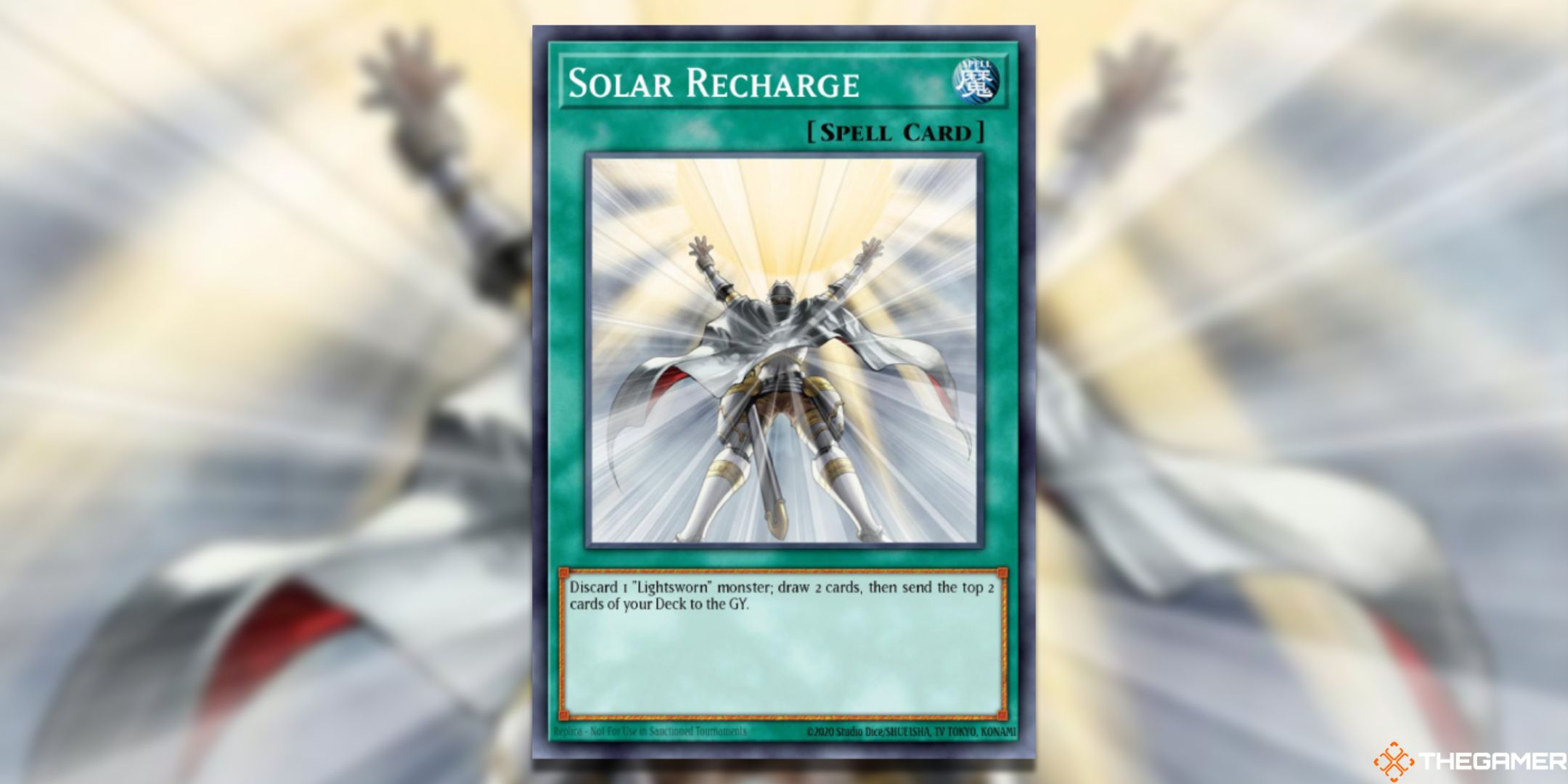 Yu-Gi-Oh! Solar Charge Card Art.