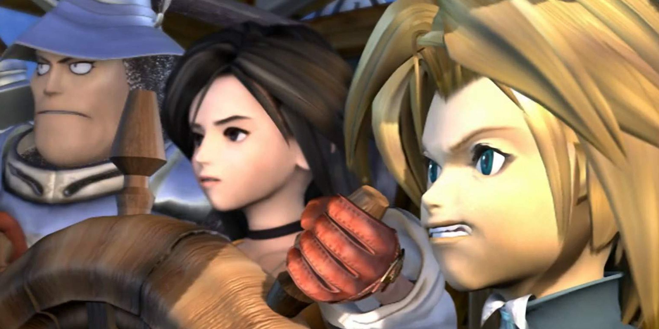 Zidane, Garnet, and Steiner in Final Fantasy 9.