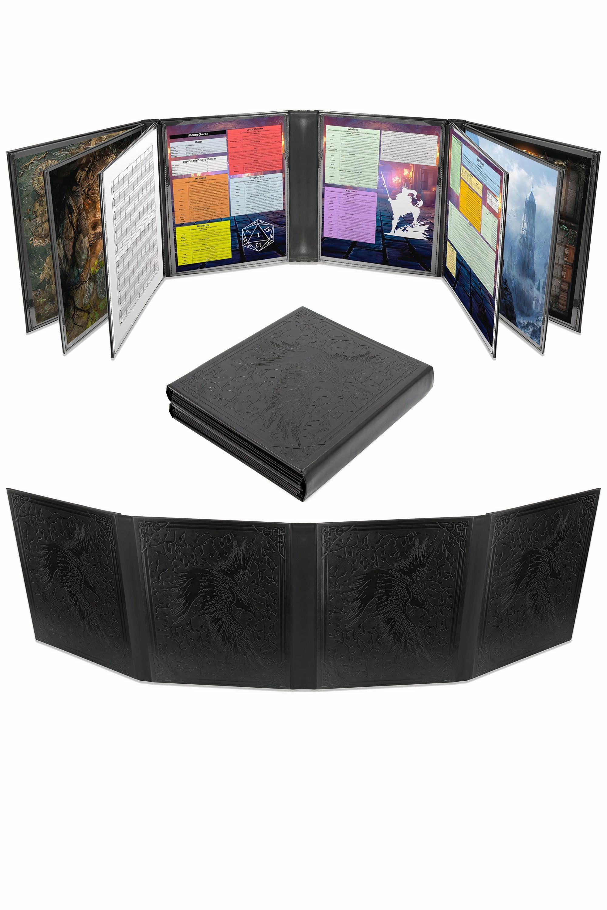 بهترین صفحه نمایش DM برای D&D Dungeon Masters 15 تصویر محصول صفحه نمایش 12 پنل DM