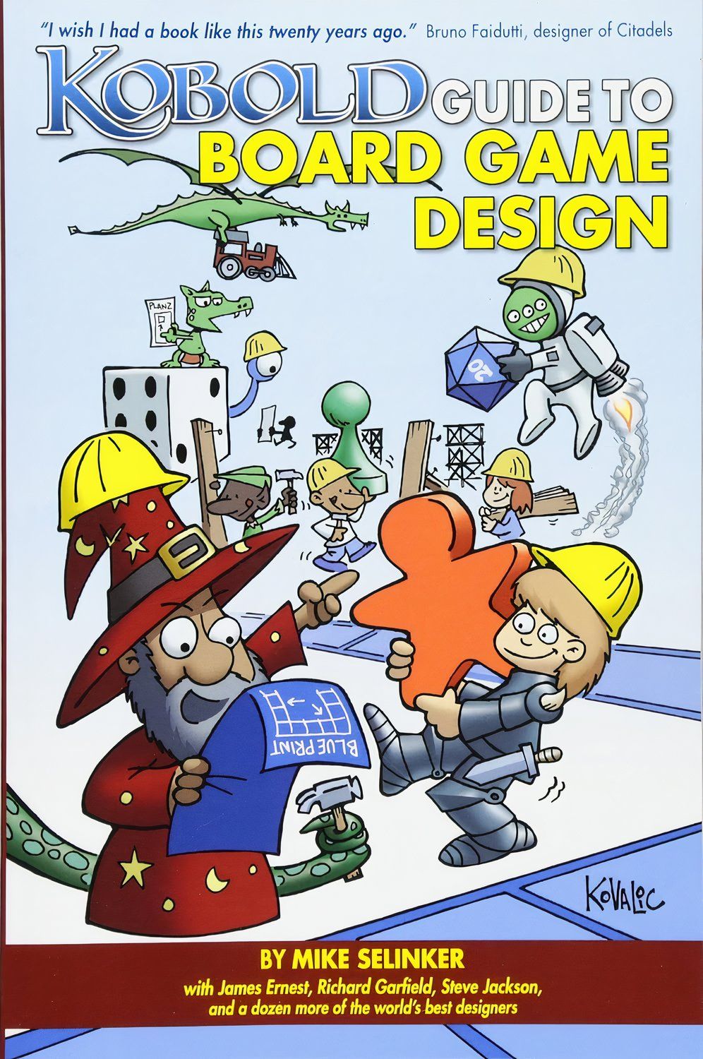 Cover image of the book Kobold Guide to Board Game Design.