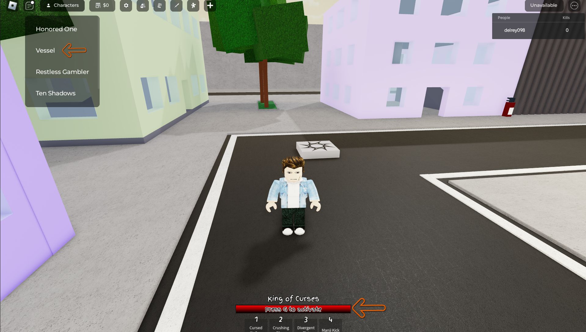 شخصیت کشتی در Roblox و نهایی او آماده است - Roblox Jujutsu Shenanigans