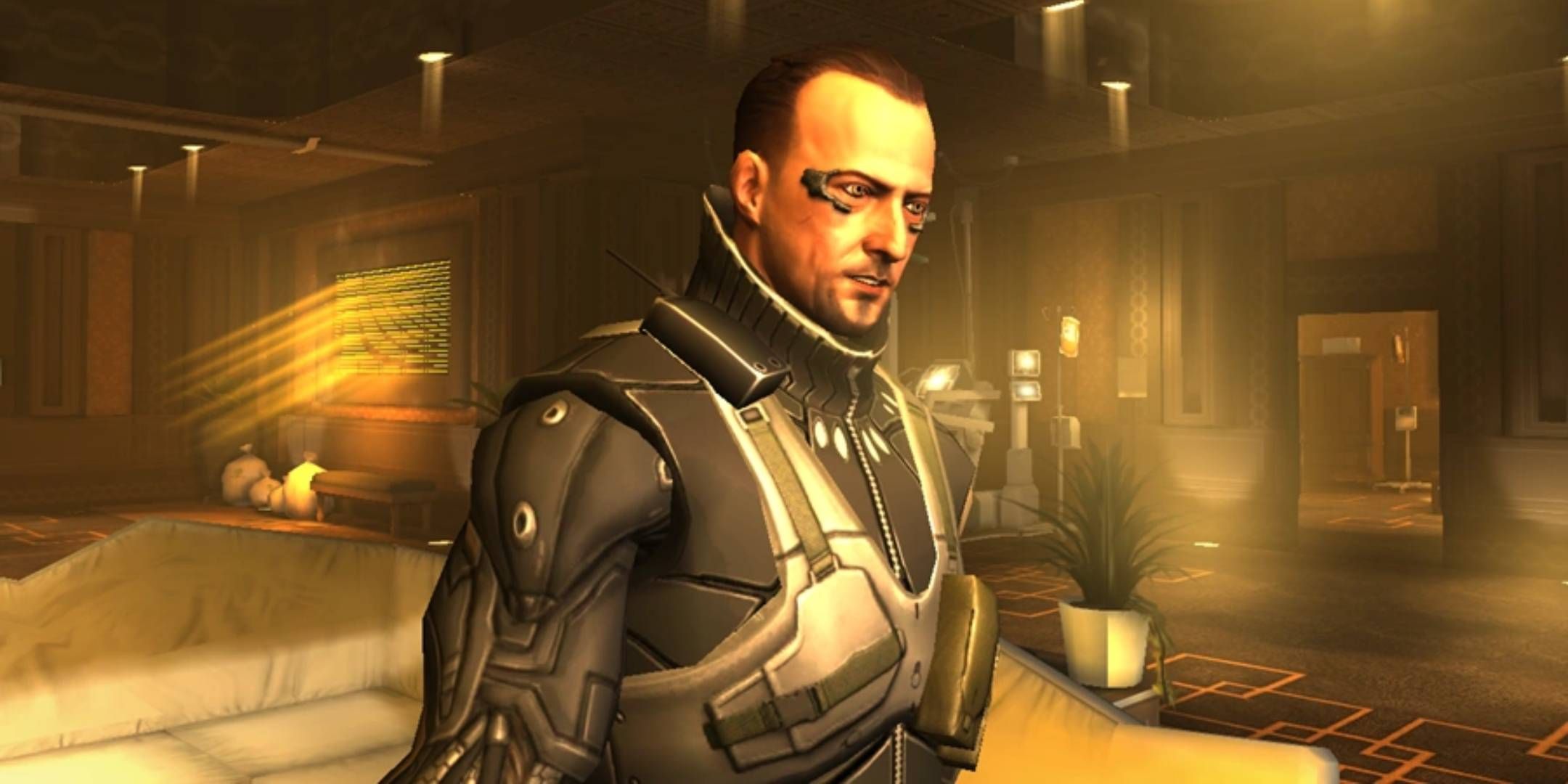 Ben Saxon at the Duarte safe house in Costa Rica in Deus Ex The Fall