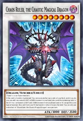 Chaos Ruler, the Chaotic Magical Dragon card