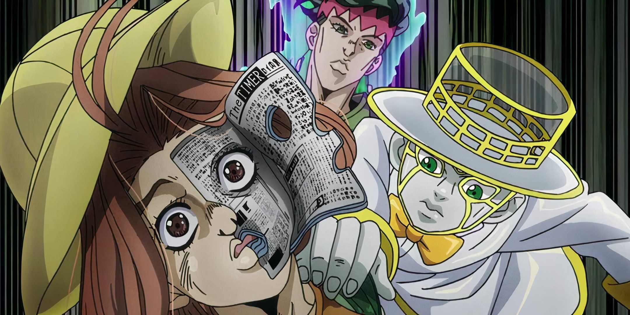 Rohan Kishibe's Heaven's Door checking the memories of a kid in Diamond is Unbreakable