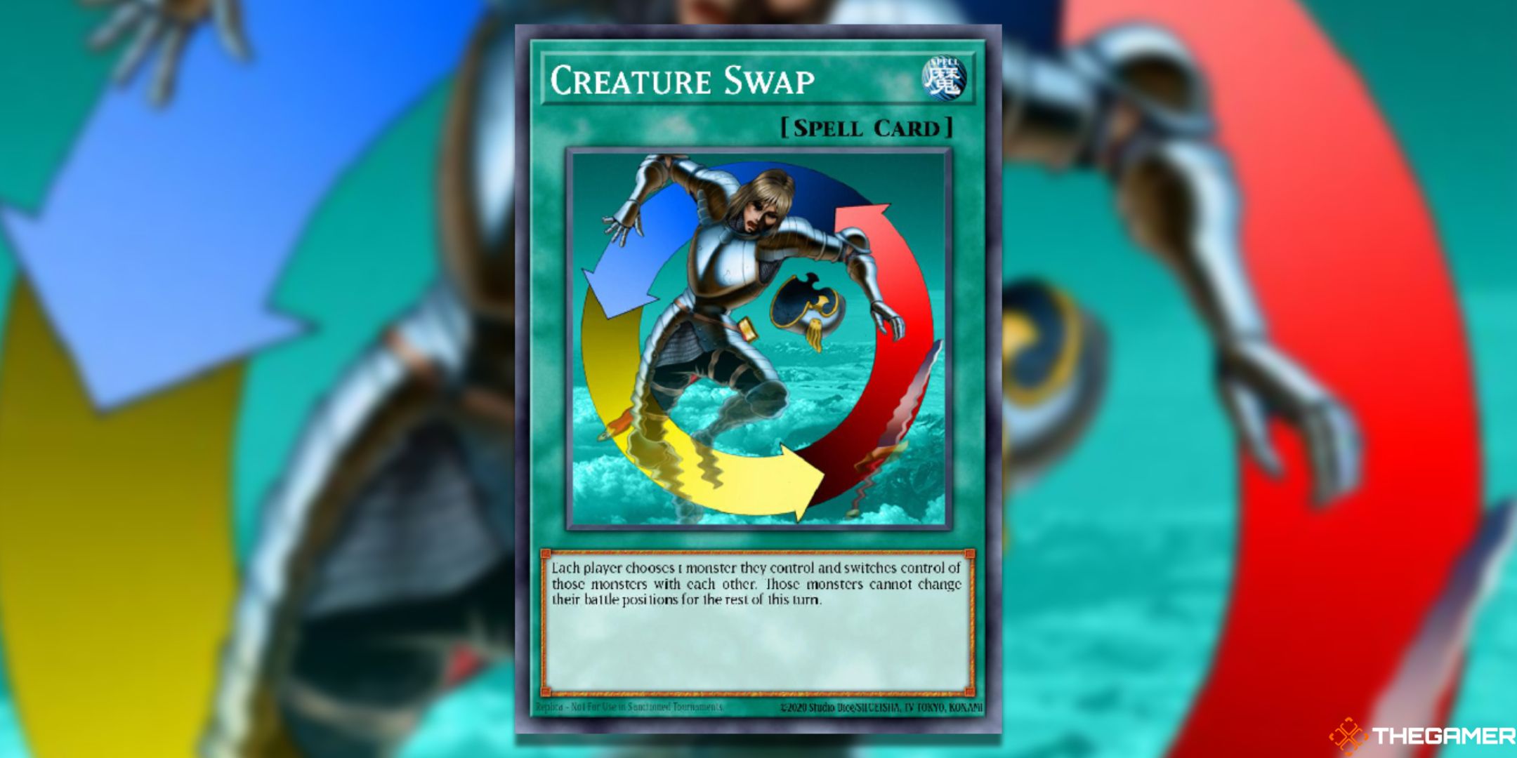 Creature Swap Yu-Gi-Oh! Card Art.