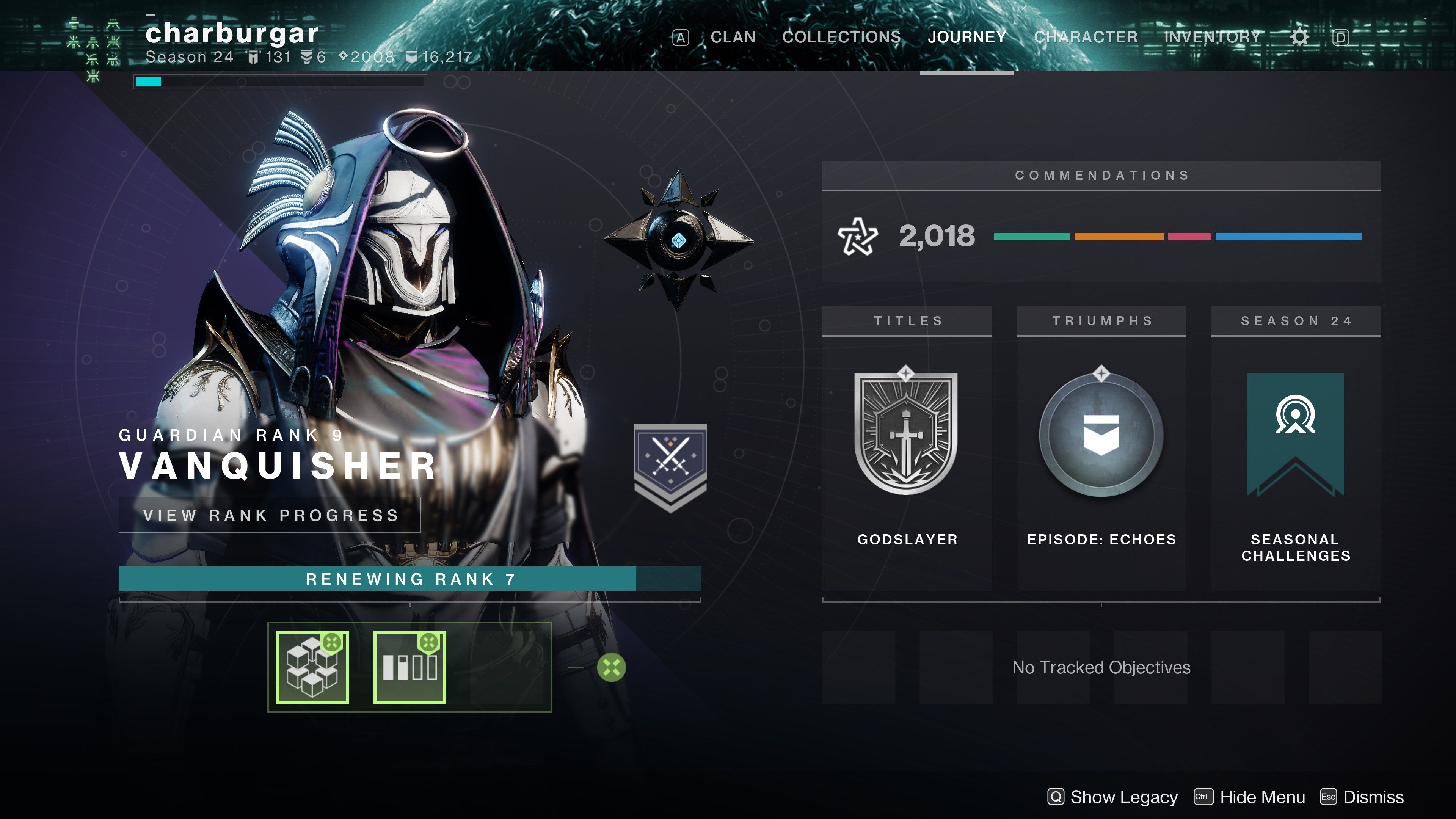 Destiny 2 Guardian Journey
