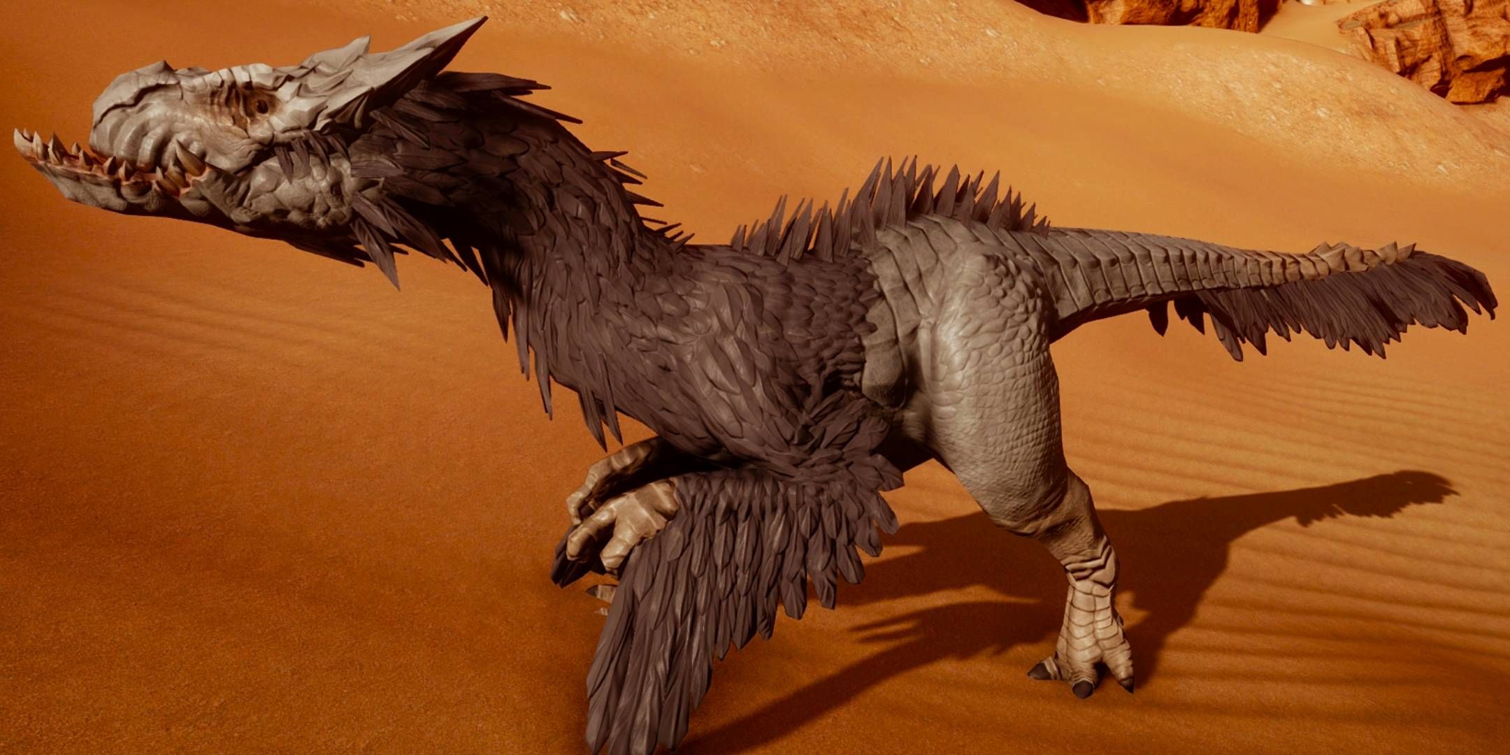 Dragon Age Inquisition - a phoenix standing in the Western Approach