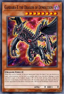 Gandora-X the Dragon of Demolition card