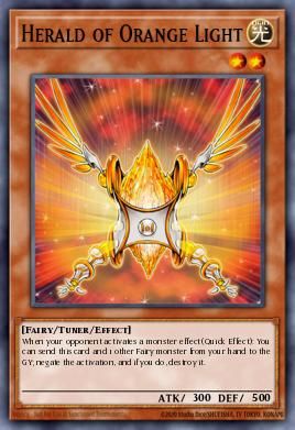 Herald of Orange Light card