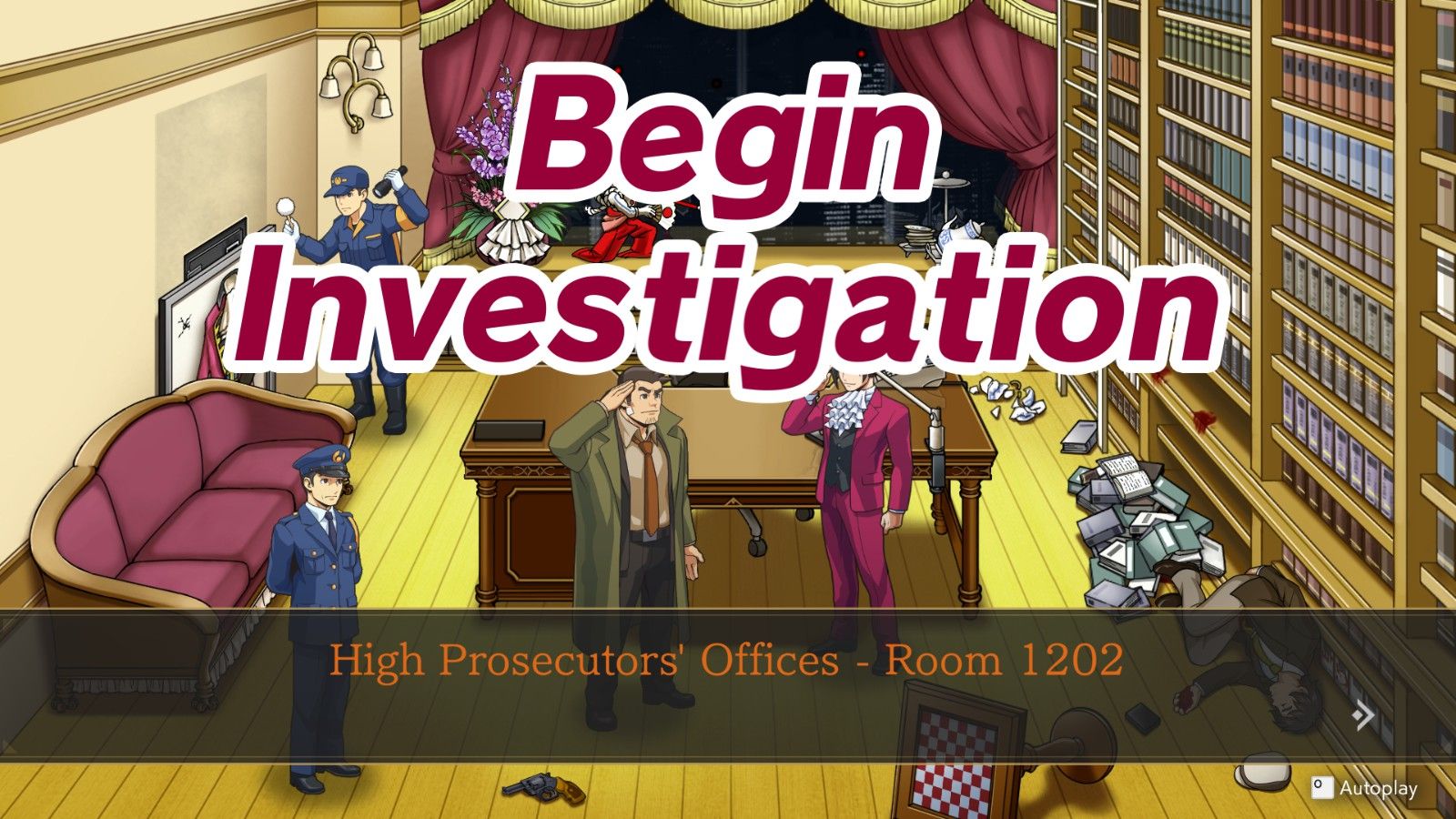 Прохождение Turnabout Visitor — Расследования Ace Attorney: Майлз Эджворт