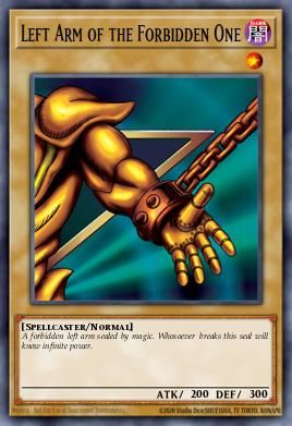 Left Arm of the Forbidden One card