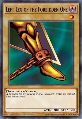 Left Leg of the Forbidden One card