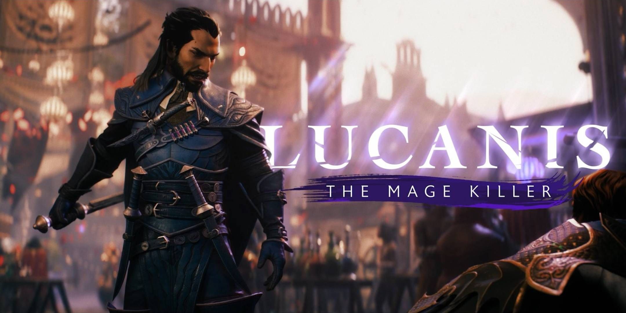 Lucanis Dellamorte as seen in the reveal trailer for Dragon Age The Veilguard