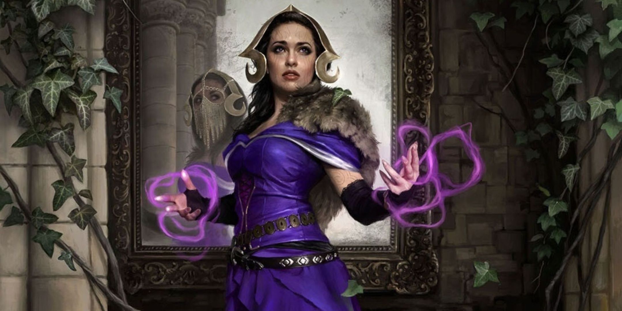 Liliana of the Veil, art by Dominaria United.