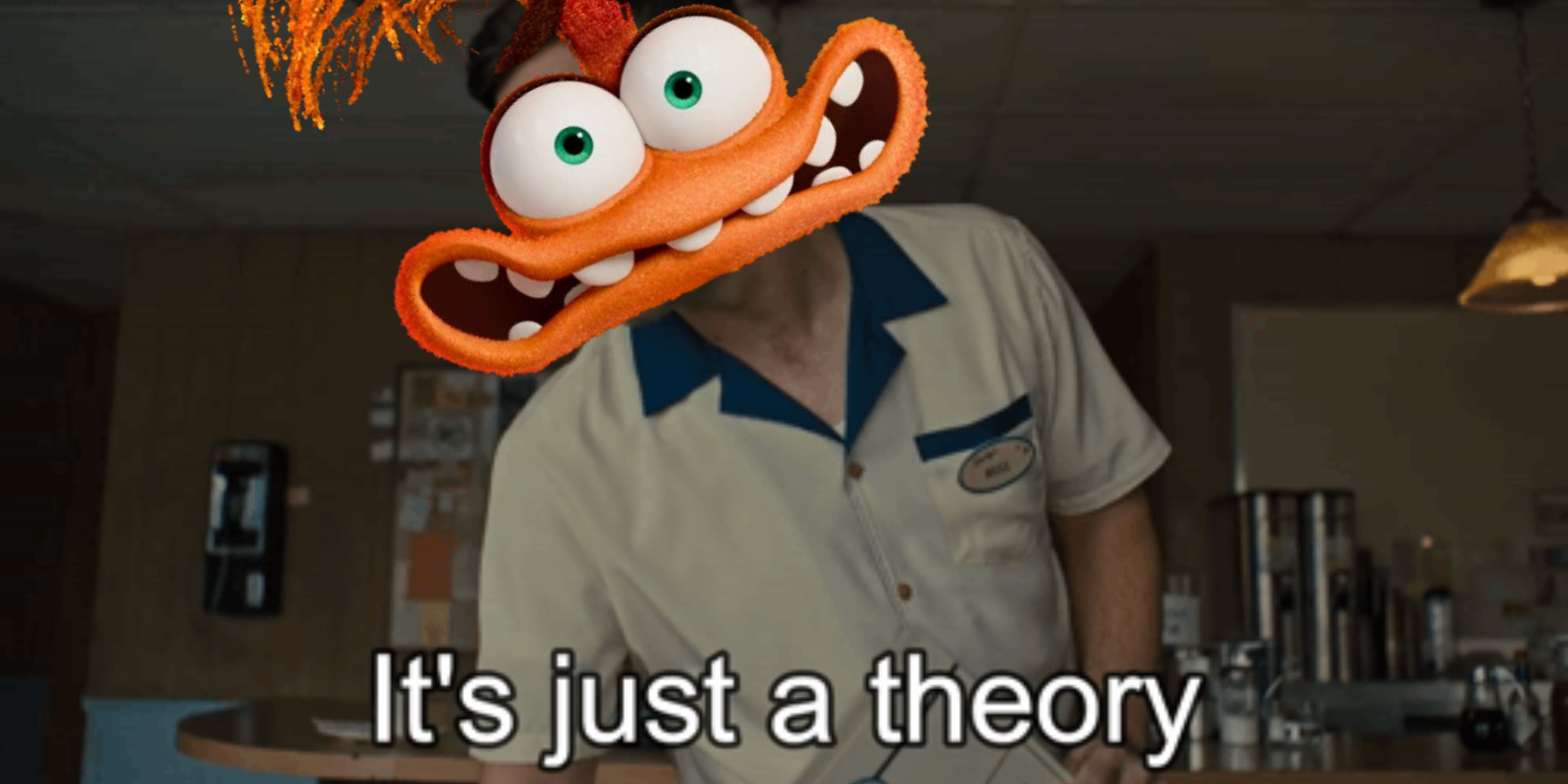 MatPat Just a Theory in FNAF with Anxiety's face