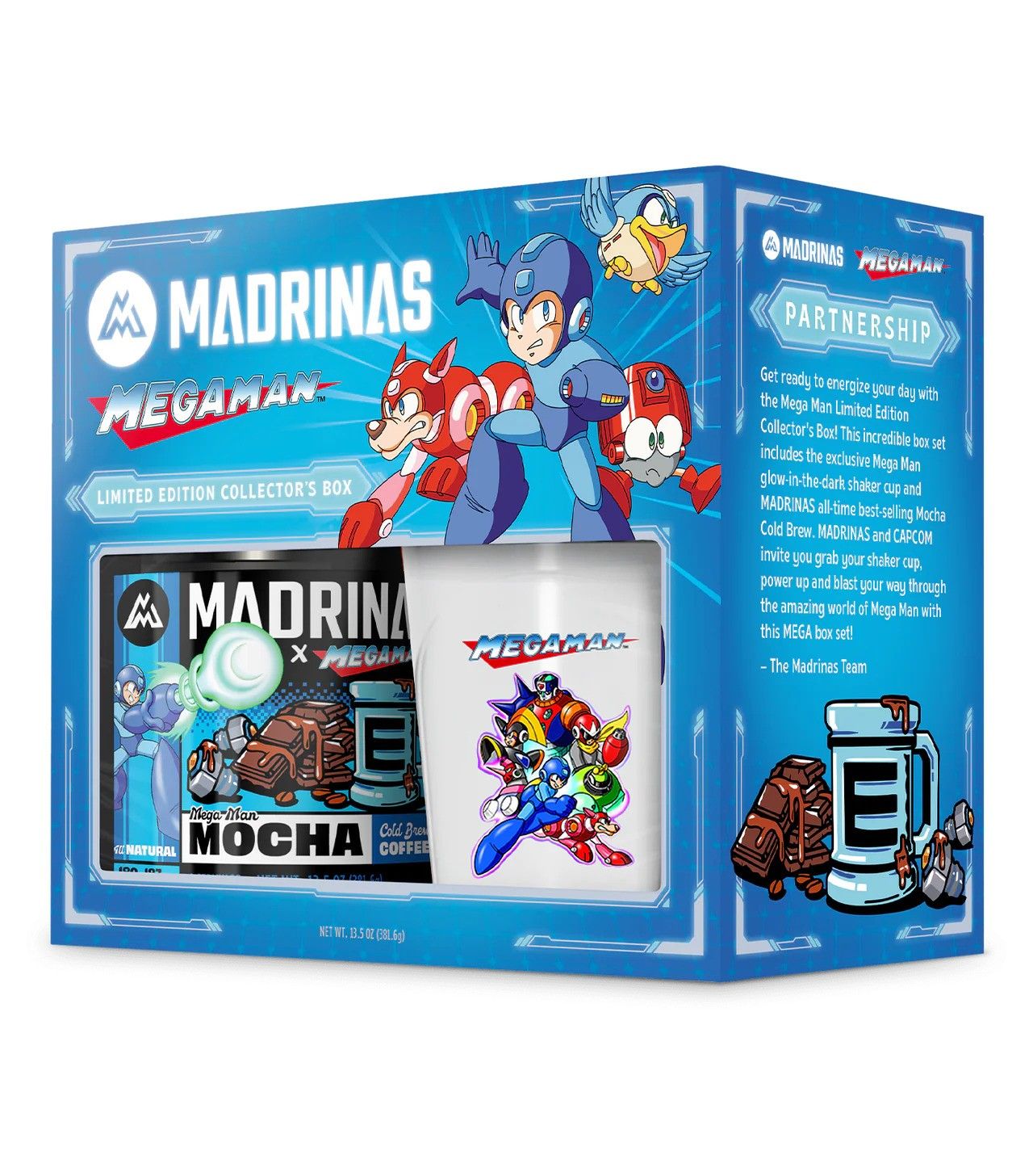جعبه همکاری MADRINAS Coffee Mega Man 