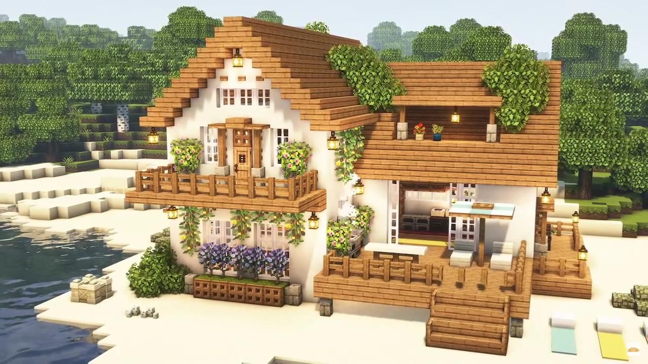 The Best Beach House Ideas In Minecraft