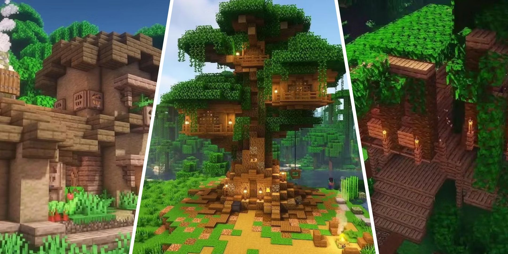 The best jungle-themed Minecraft house ideas