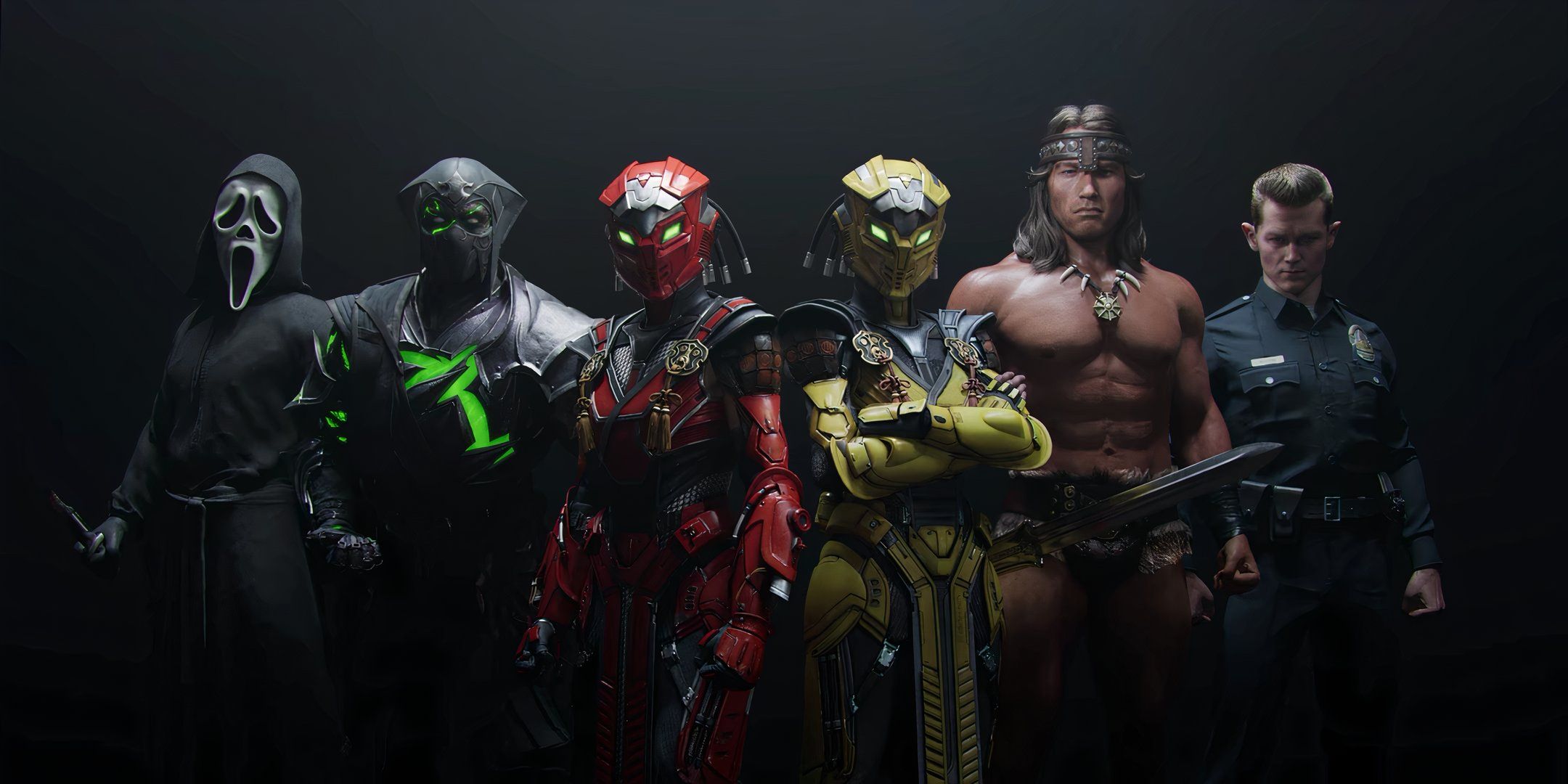 The lineup of Mortal Kombat's second Kombat Pack.