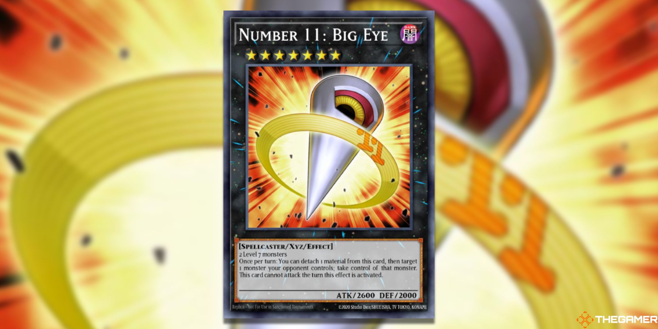 Number 11_ Big Eye Yu-Gi-Oh! Card Art.