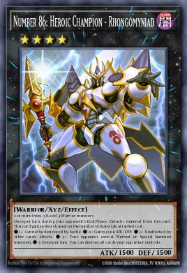 Number 86 Heroic Champion - RHongomyniad card