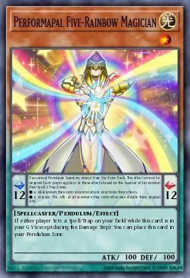 Performapal Five-Rainbow Magician card