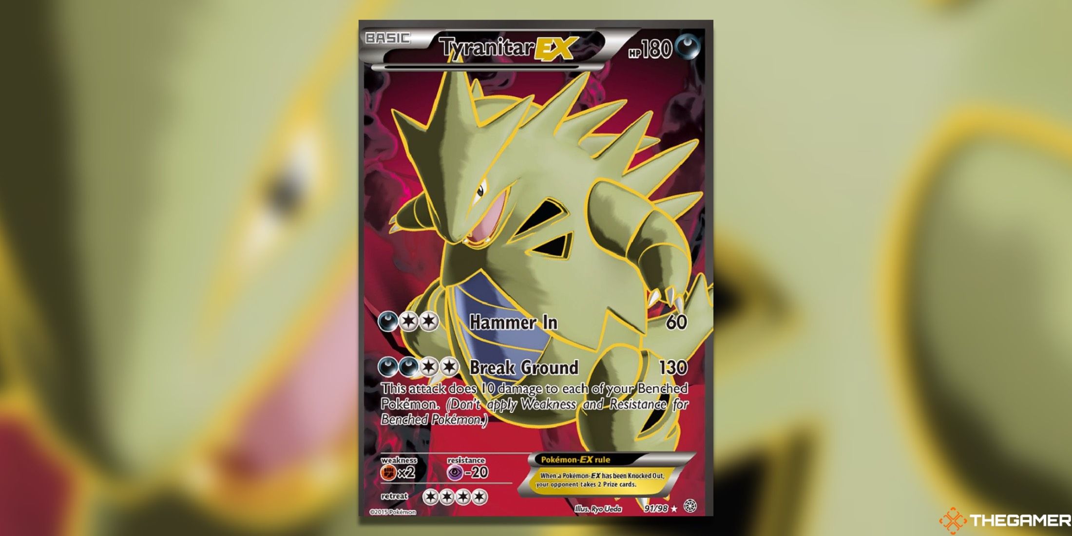The Ancient Origins Tyranitar EX Full Art از Pokemon TCG.