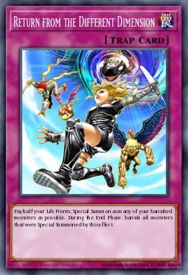 Return from the Different Dimension card