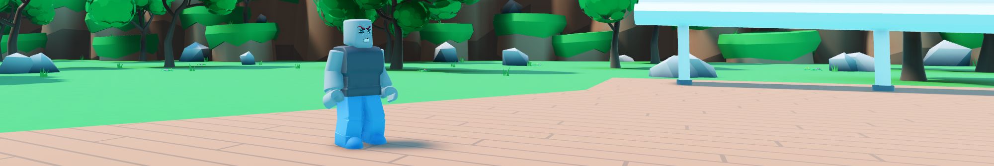 a player standing alone in Marble Run Tycoon 2 on Roblox