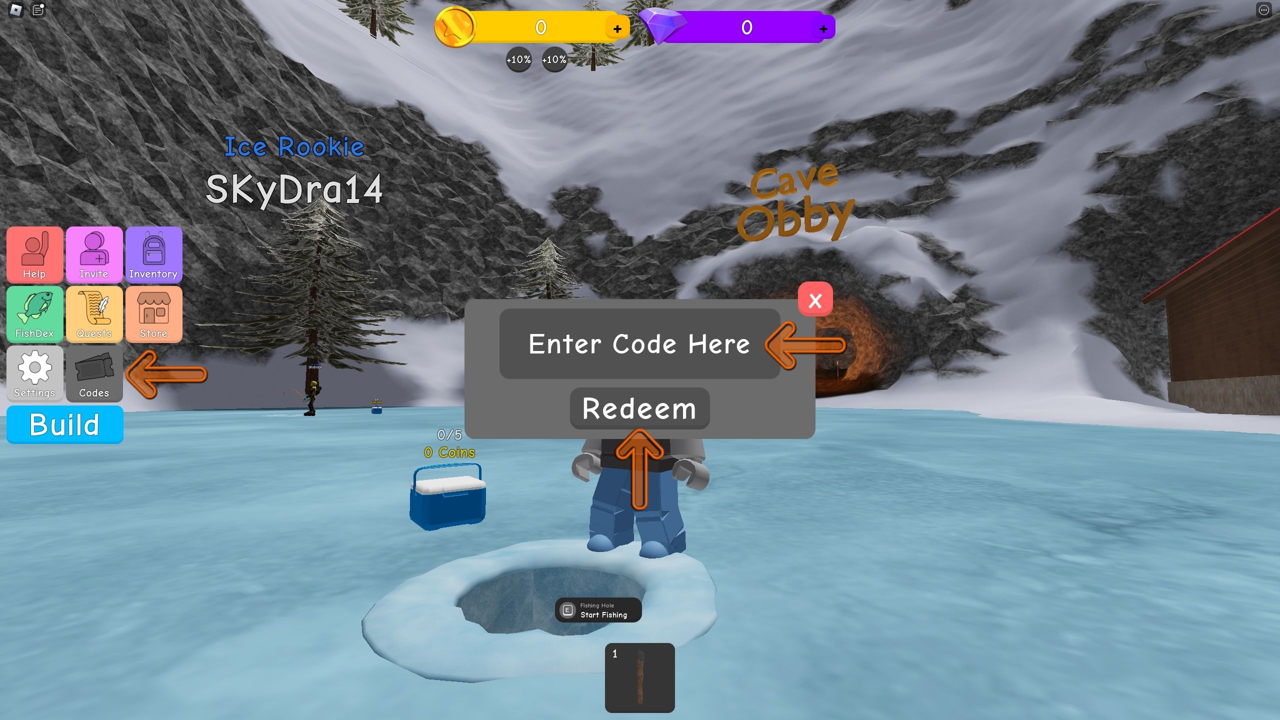 Ice Fishing Simulator Codes Roblox