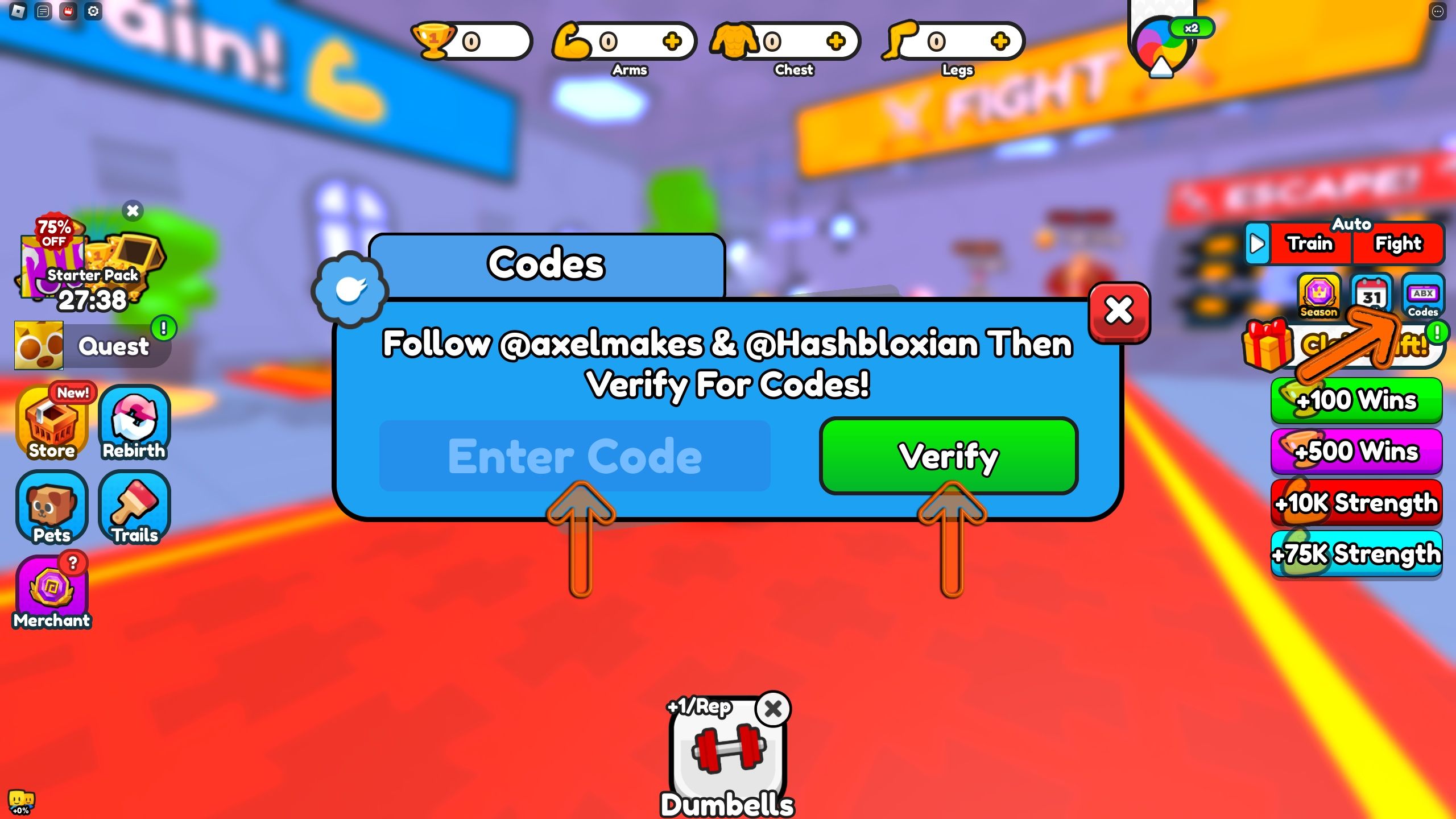 Strength Simulator Codes - Roblox