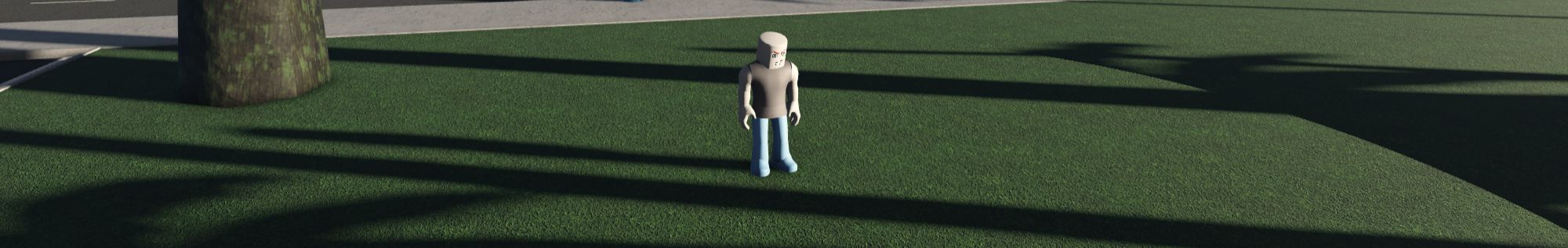 a player standing alone in Bikelife Miami 2 on Roblox