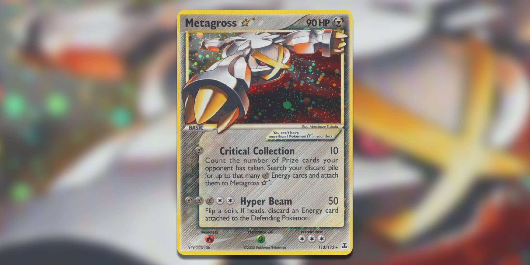 Screenshot of Metagross Star Delta Species Pokemon TCG