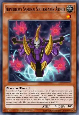 Superheavy Samurai Soulbreaker Armor card
