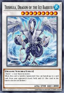 Trishula, Dragon of the Ice Barrier card