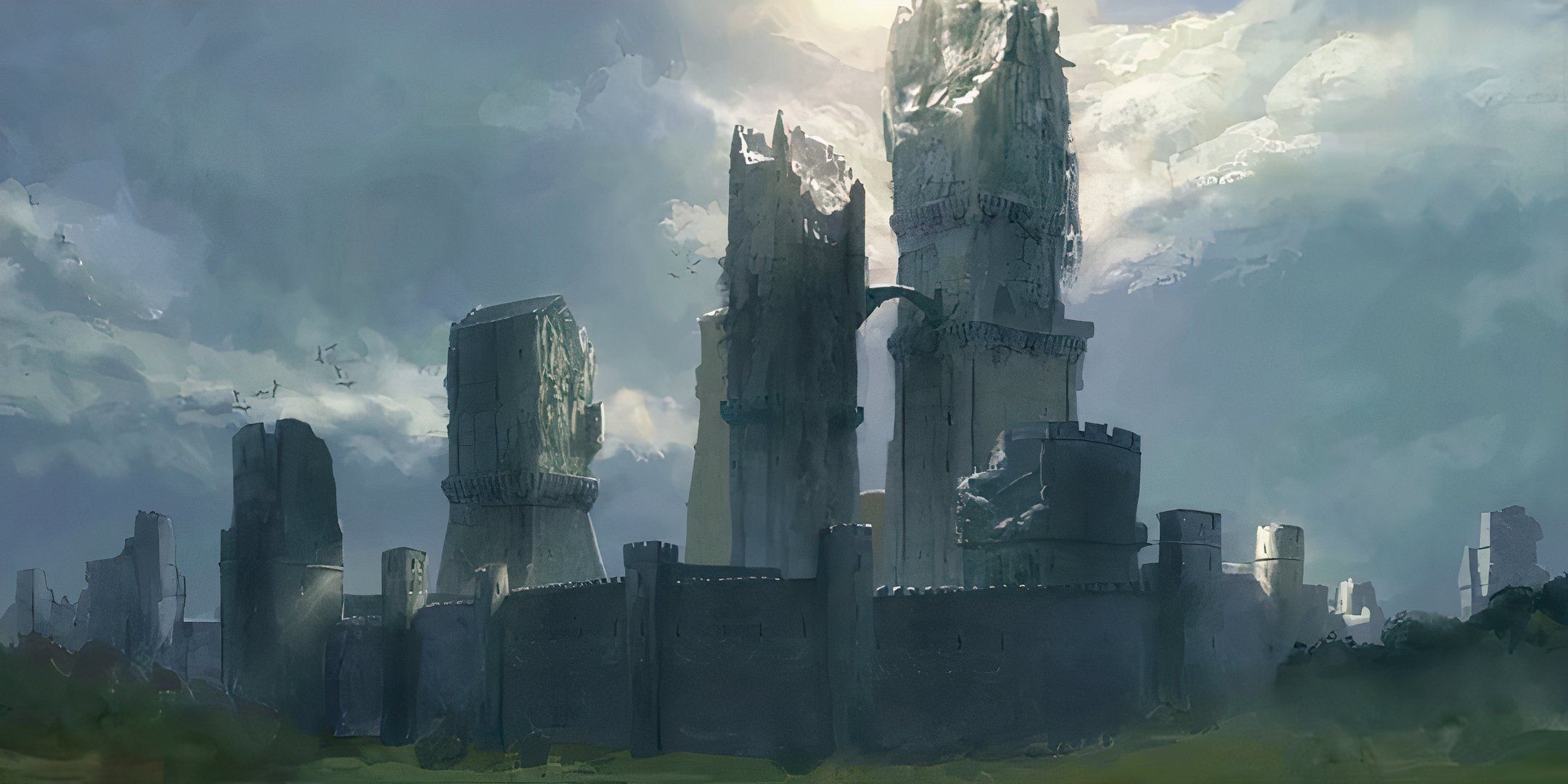 Harrenhal in all its glory, the biggest castle in the Riverlands.