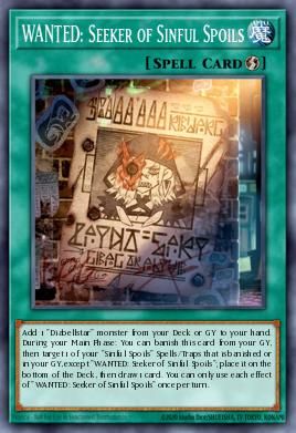 WANTED Seeker of Sinful Spoils card
