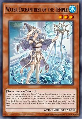 Water Enchantress of the Temple card