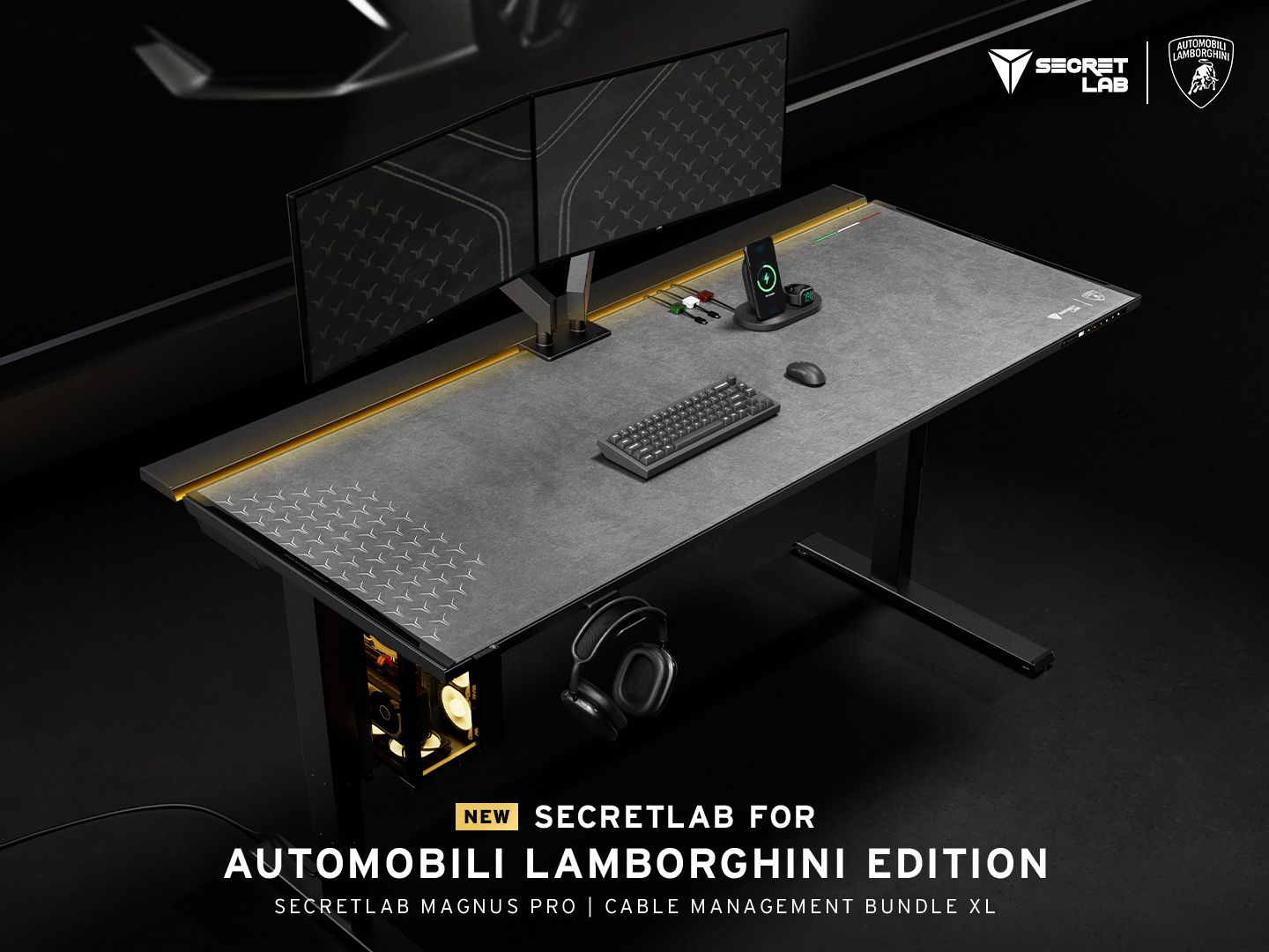 Коллекция Secretlab Automobili Lamborghini Deluxe сочетает в себе знаменитый комфорт и культовый стиль.