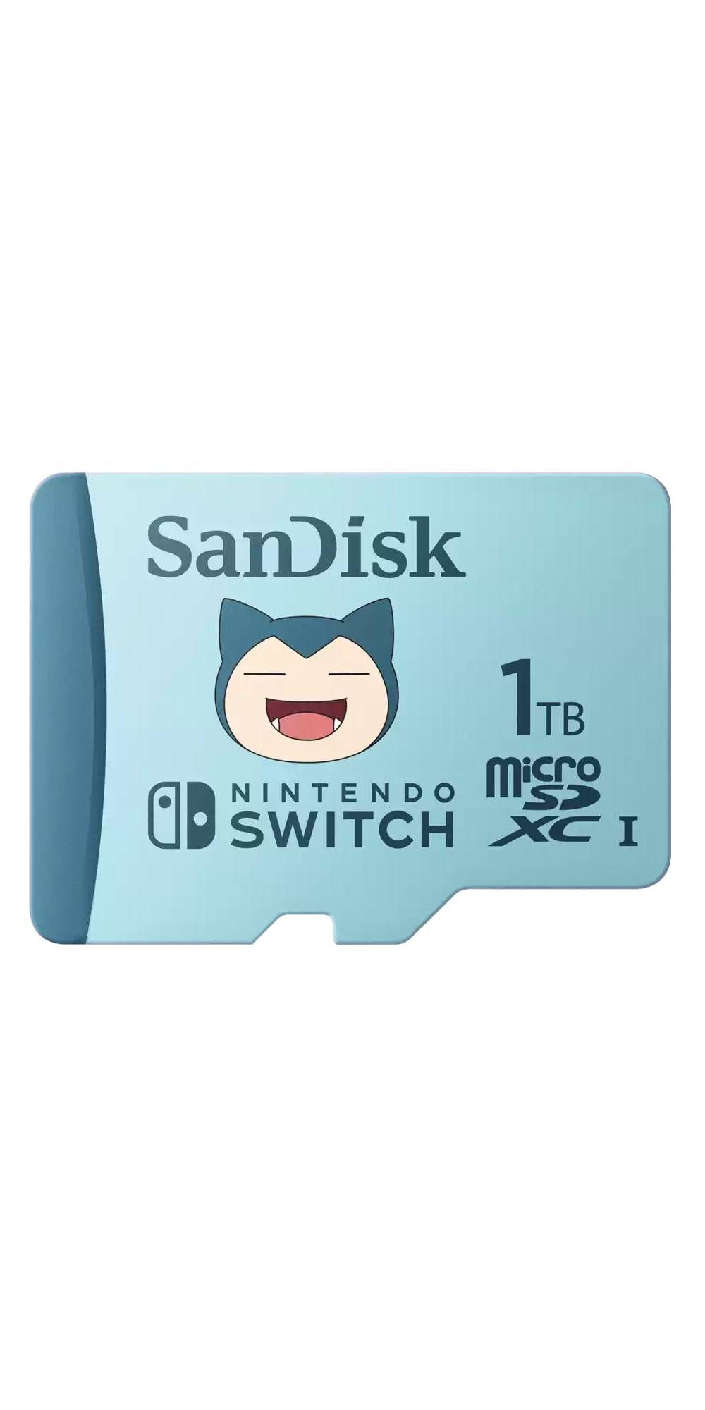 A picture of the SanDisk Pokemon microSD card – 1TB.