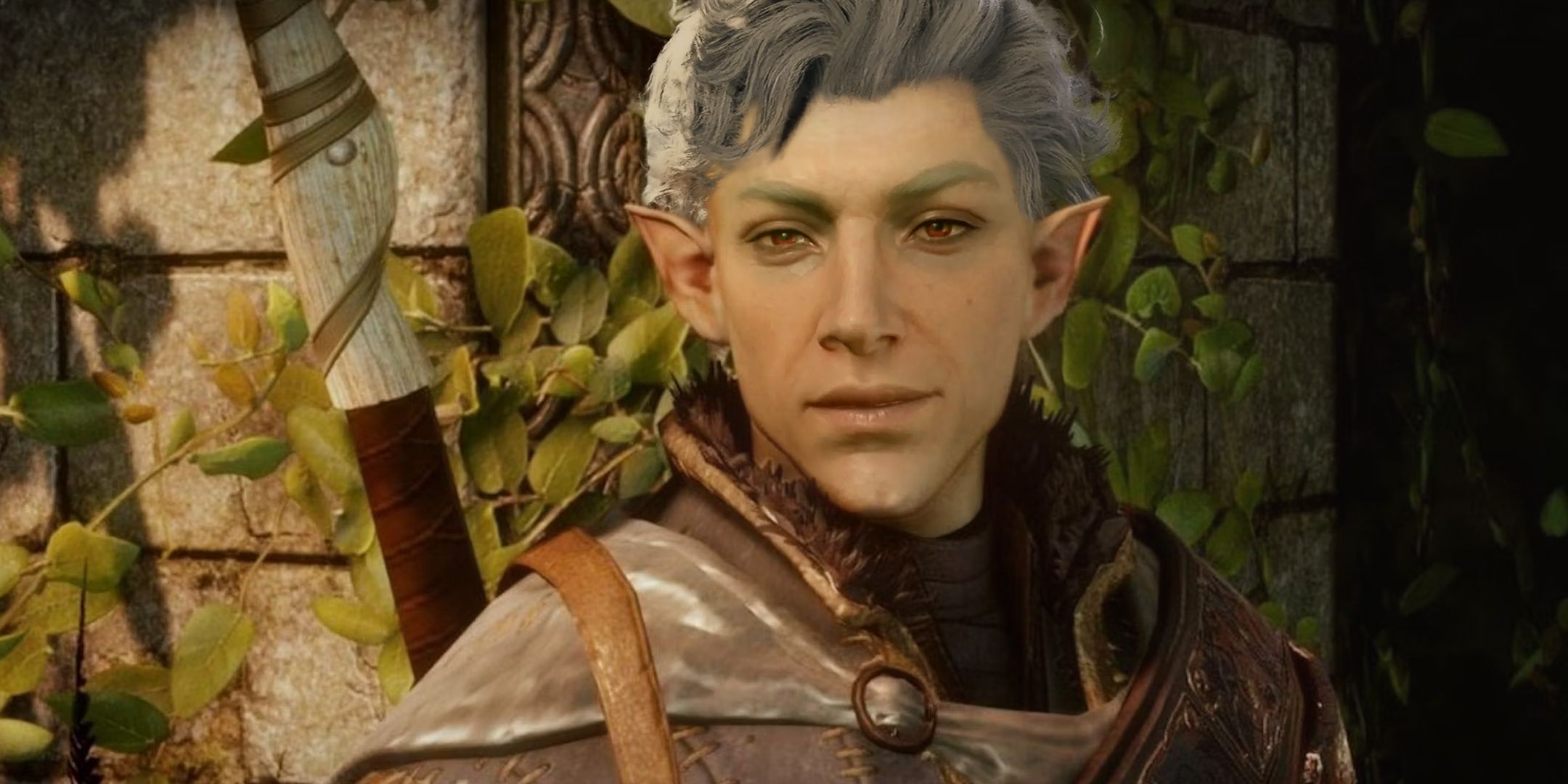 Astarion's face from Baldur's Gate 3 on Solas' head in Dragon Age: Inquisition