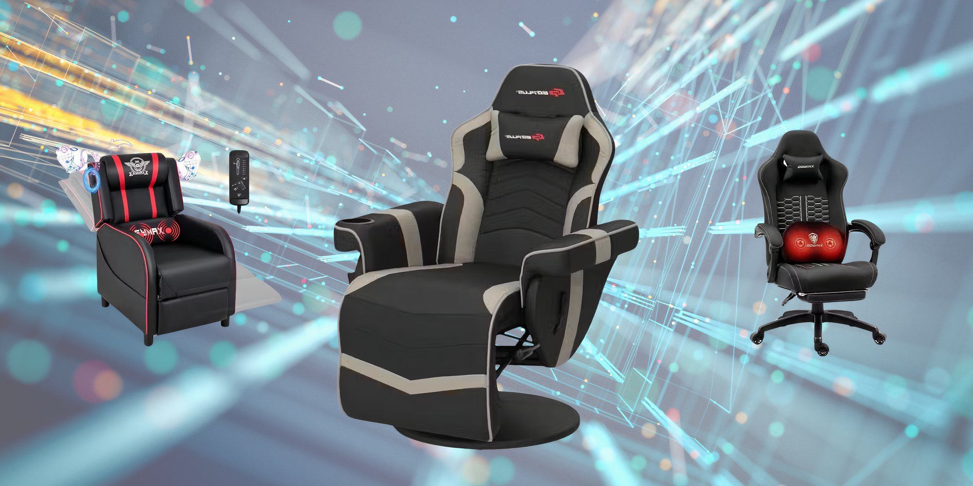 Best Gaming Chairs for Back Pain, including recliners, swivel chairs, massagers and more