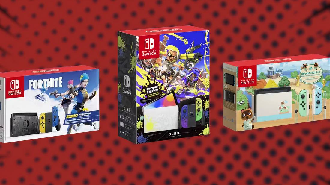 Switch Variants These Are The Best Special Edition Nintendo Switch Consoles