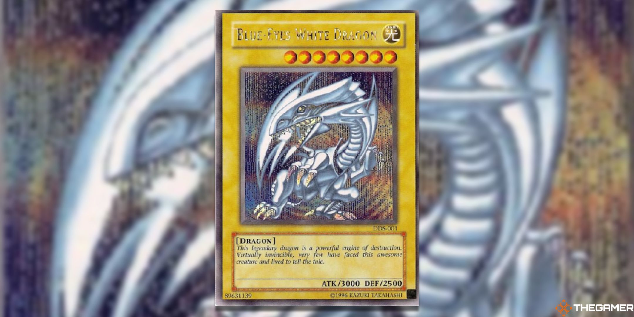 Blue-Eyes White Dragon from Dark Duel Stories.